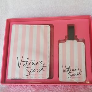 New Victoria's secret luggage tag and passport hol